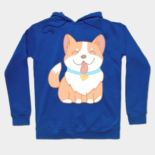 Cute Happy Corgi Hoodie